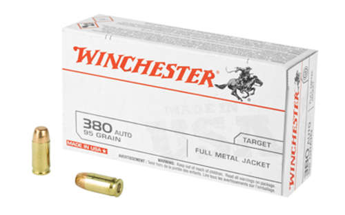 Ammunition Winchester Ammunition USA 380ACP WIN USA 380ACP 95GR FMJ 50/500